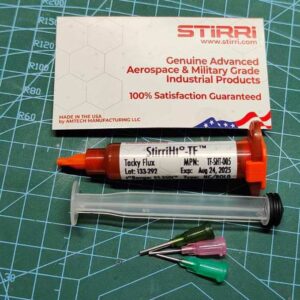 5 гр. Флюс STIRRI-HT-TF NC/ROL0, заводський шприц, високотемпературний, США