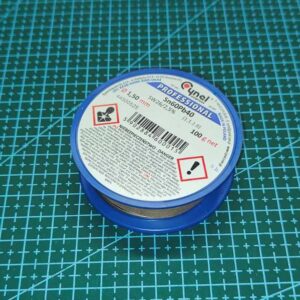 Припій з флюсом Sn60Pb40 Cynel, Польща - 1,5 мм, 100 гр.