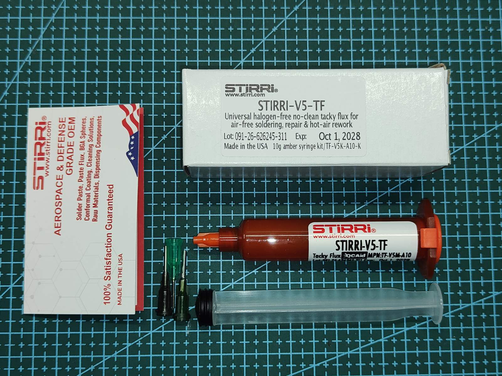 10 гр. Флюс STIRRI-V5-TF NC/ROL0 (завод. упак.), універсальний для ремонтів