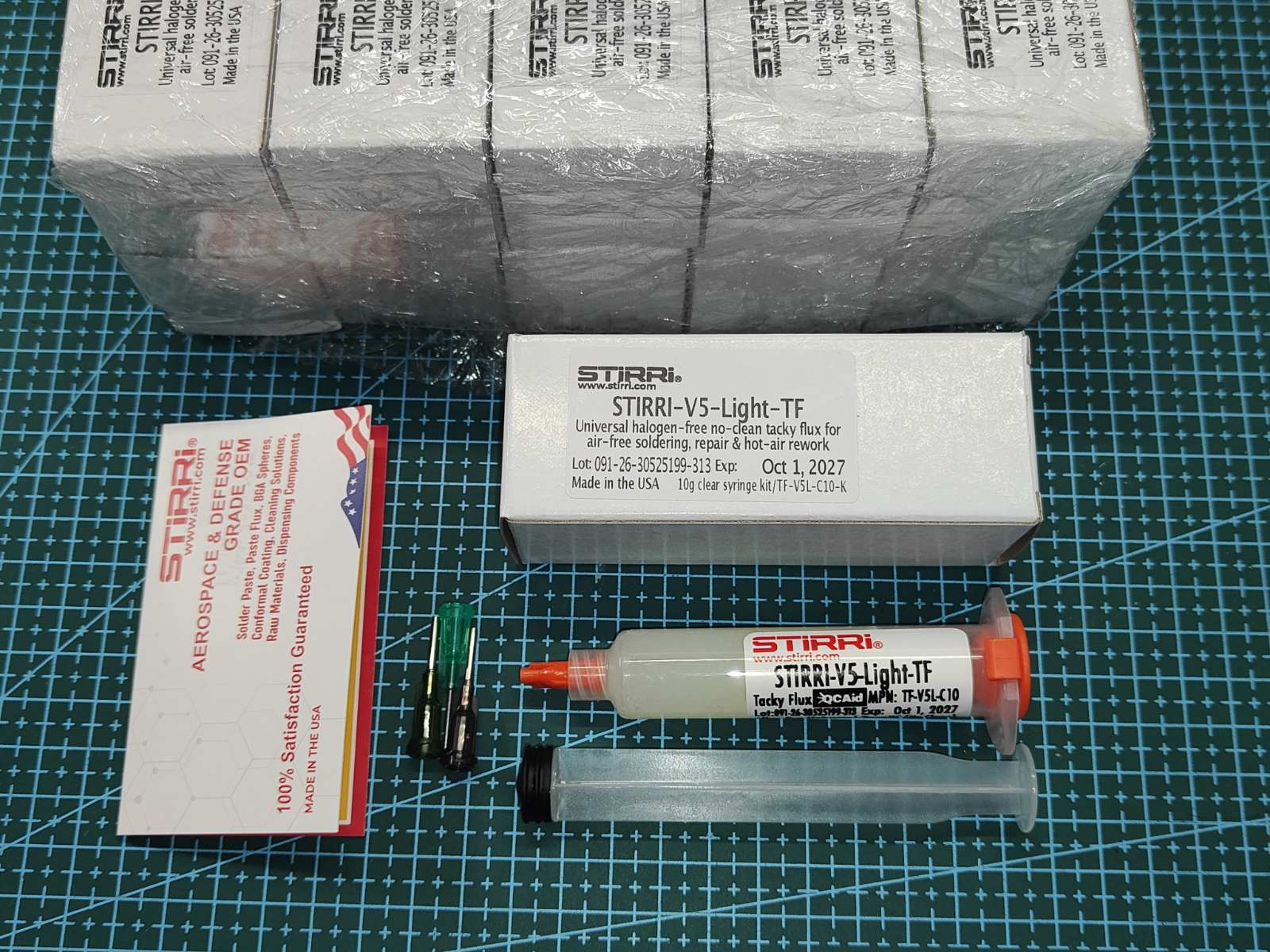 10 гр. Флюс STIRRI-V5-Light-TF NC/ROL0 (завод. упак.), універсальний для ремонтів